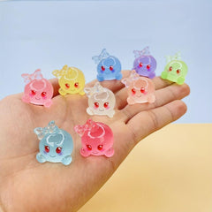 3D Cartoon Luminous Bubble DIY Resin Pendant