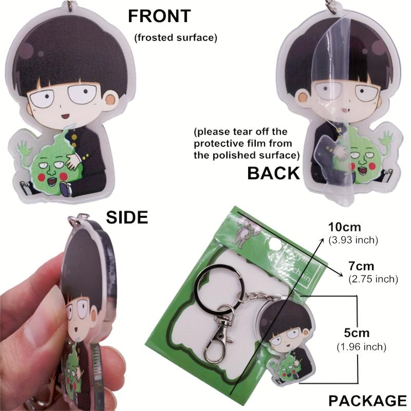 Anime Keychain Acrylic Manga Keyring Accessories