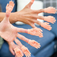 Rubber Small Finger Hands Funny Realistic Puppet Performance Prank Gift