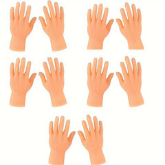 Rubber Small Finger Hands Funny Realistic Puppet Performance Prank Gift