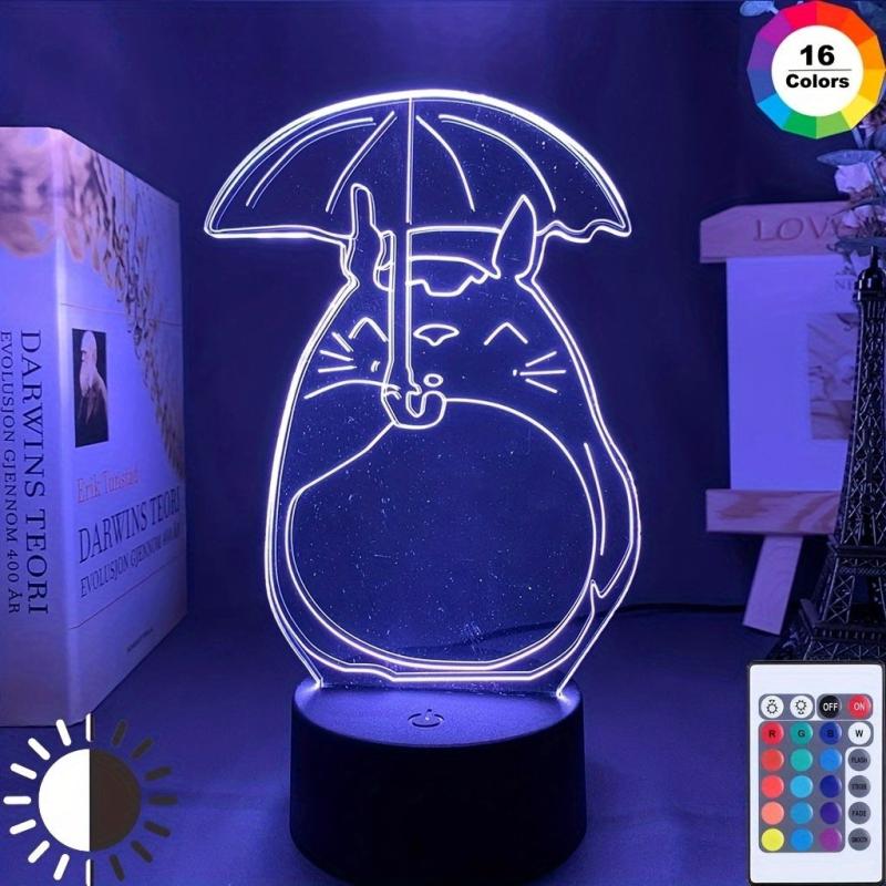 Japan Anime 3D LED Night Light Acrylic Lamp Christmas Gift
