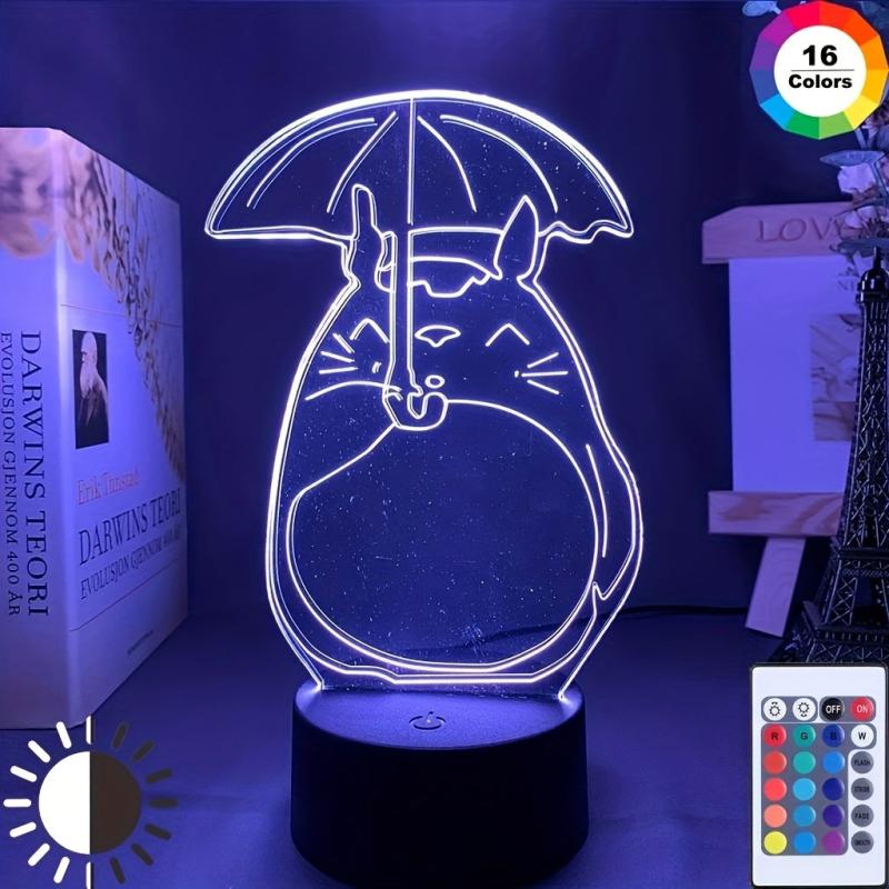 Japan Anime 3D LED Night Light Acrylic Lamp Christmas Gift