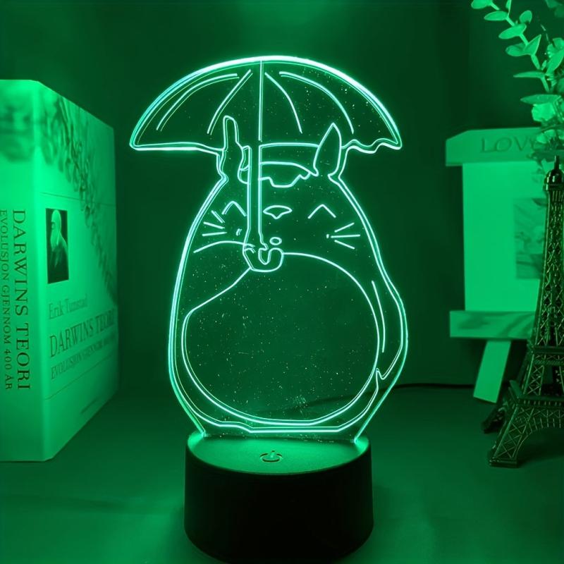 Japan Anime 3D LED Night Light Acrylic Lamp Christmas Gift