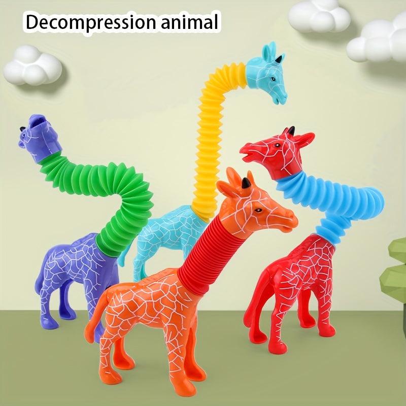 Giraffe Dinosaur Party Toy Stuffed Decompress Creative Indoor Toy