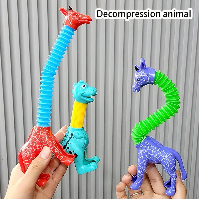Giraffe Dinosaur Party Toy Stuffed Decompress Creative Indoor Toy