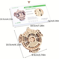 Wooden Mechanical Model Perpetual Calendar DIY Toy