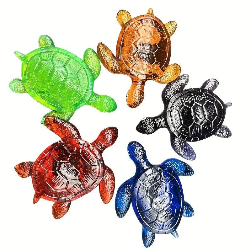 Colorful Sea Turtle Adhesive Toy Soft Spoof Decompression Toy