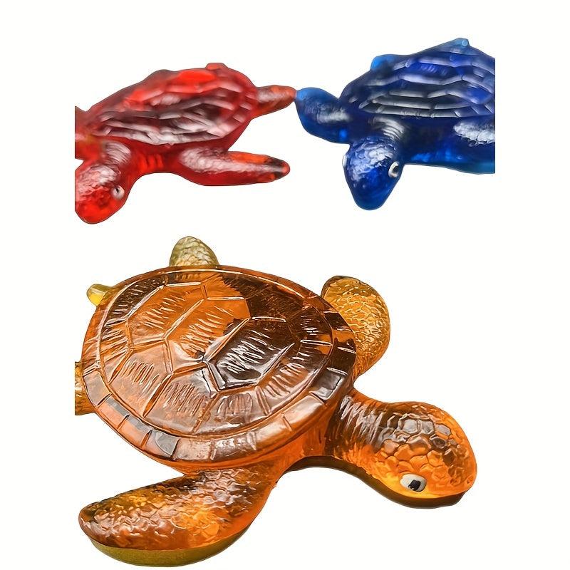 Colorful Sea Turtle Adhesive Toy Soft Spoof Decompression Toy