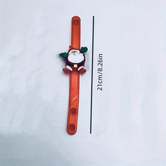 Glowing Wrist Strap Glitter Cartoon Bangle - Christmas Jewelry