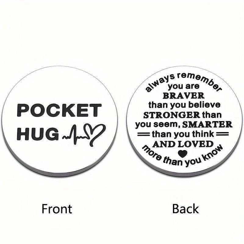 Pocket Hug Token Back To School For Kids Off To College Daughter Son Birthday