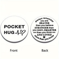 Pocket Hug Token Back To School For Kids Off To College Daughter Son Birthday