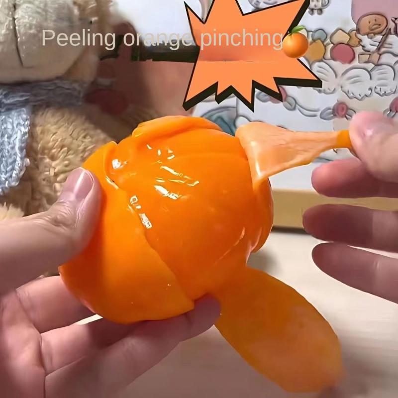 Orange Pinch Toy Simulation Fruit Entertainment Slow Rebound Toys