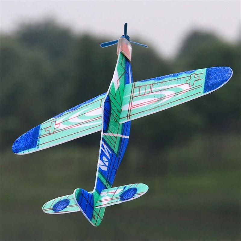 7 48inch Hand Throw Flying Glider Planes Foam Airplane Party Bag Fillers Random