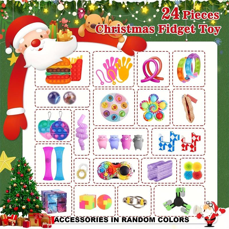 Fidget Advent Calendar Sensory Toy Pack for Kids Teens