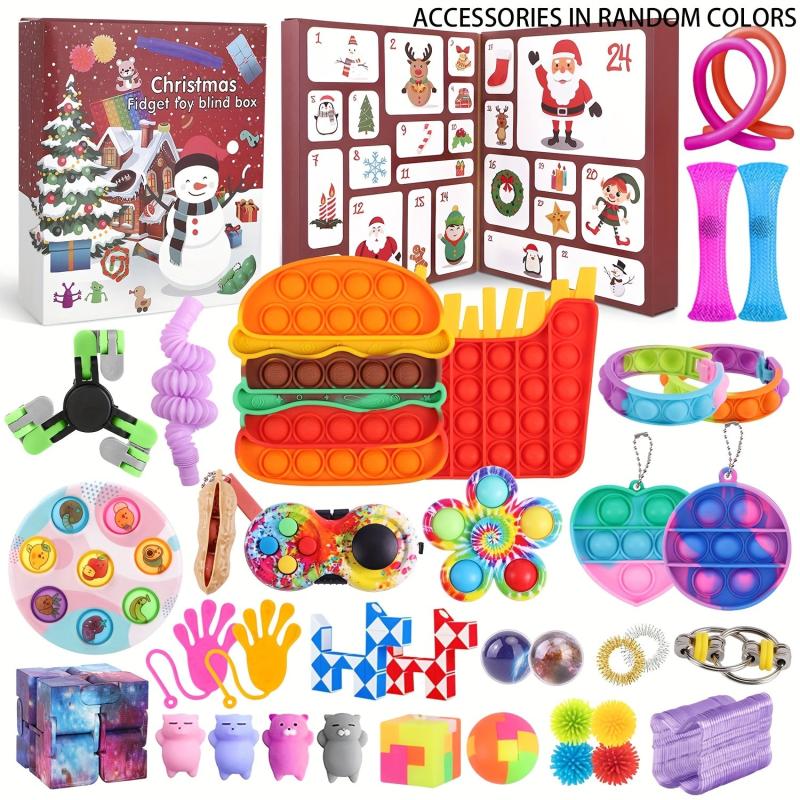 Fidget Advent Calendar Sensory Toy Pack for Kids Teens