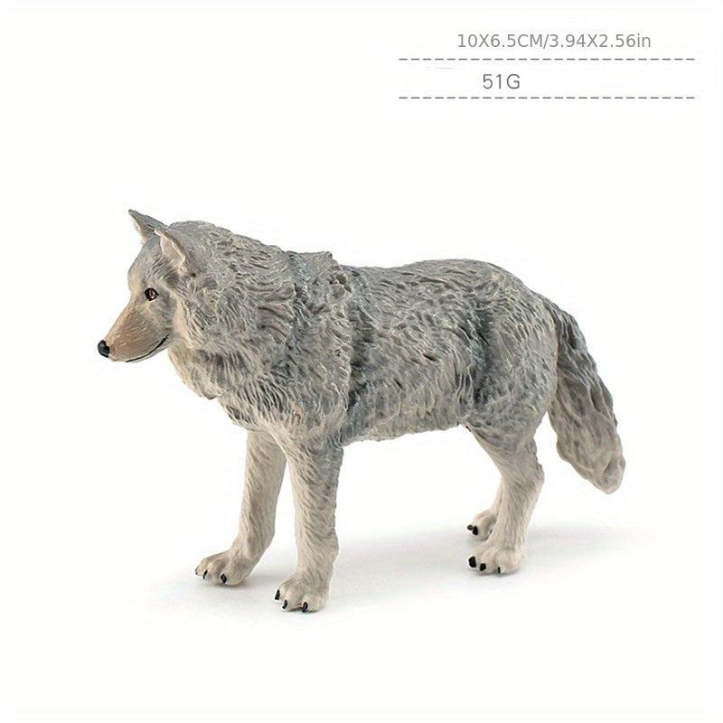 Children's Wolf Model Craft Toy, Science Education, Desktop Display