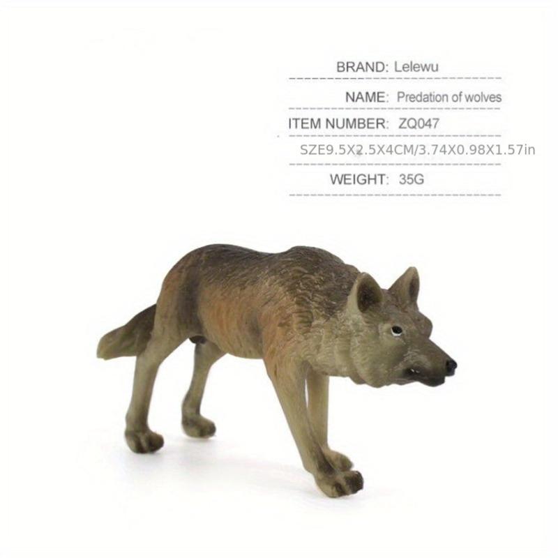 Children's Wolf Model Craft Toy, Science Education, Desktop Display