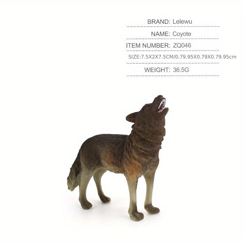 Children's Wolf Model Craft Toy, Science Education, Desktop Display