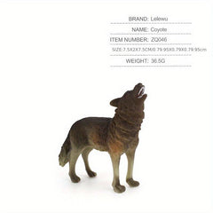 Children's Wolf Model Craft Toy, Science Education, Desktop Display