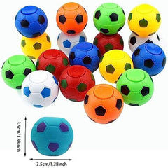 10 Pcs Mini Soccer Ball Fidget Spinners - Party Favors for Kids