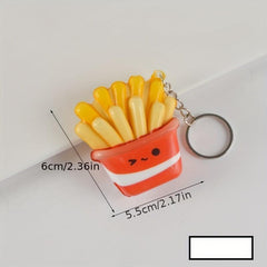Slow Rebound PU Foam Cartoon Animals Keychains for Kids