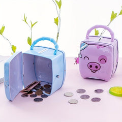 Portable Piggy Bank with Lock for Students