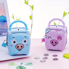 Portable Piggy Bank with Lock for Students