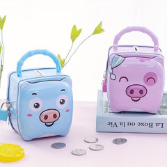 Portable Piggy Bank with Lock for Students