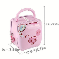 Portable Piggy Bank with Lock for Students