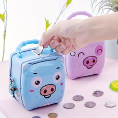 Portable Piggy Bank with Lock for Students