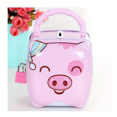 Portable Piggy Bank with Lock for Students