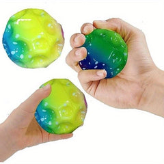 High Bouncing Space Ball with ''Peng'' Sound Pop Toy