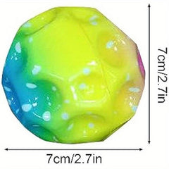 High Bouncing Space Ball with ''Peng'' Sound Pop Toy