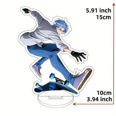 15cm Anime Standing Figure Acrylic Stand Plated Toy for Friends