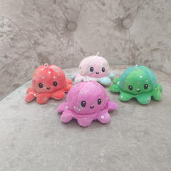Double Sided Octopus Plush Toy Doll Pendant Set