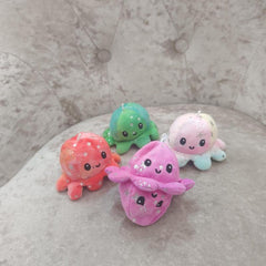 Double Sided Octopus Plush Toy Doll Pendant Set