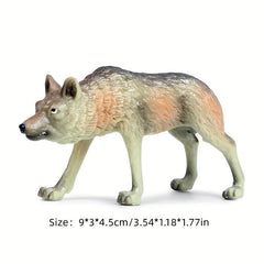 8pcs Wolf Toy Figurines Set Wolf Animals Figures Wolf Family