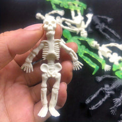 Halloween Mini Skeleton Decoration Prop Toy