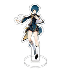 Anime Figure Stand Double Sided Printed Acrylic Model Plate Desk Decor