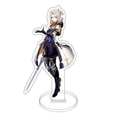 Anime Figure Stand Double Sided Printed Acrylic Model Plate Desk Decor