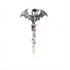 Dragon Sword Wing Pendant Necklace