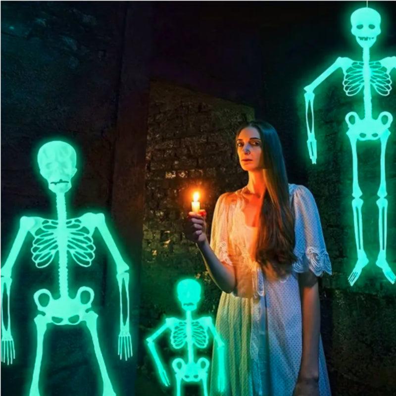 Halloween Decoration Luminous Light Up Skeleton 89.99cm