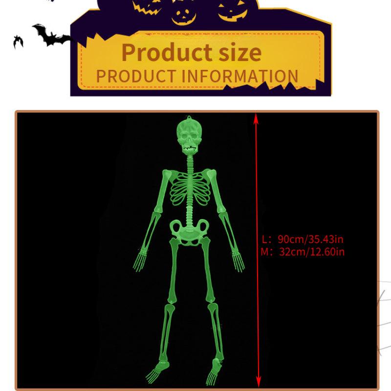 Halloween Decoration Luminous Light Up Skeleton 89.99cm