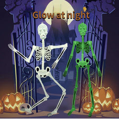 Halloween Decoration Luminous Light Up Skeleton 89.99cm