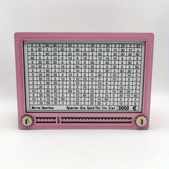 Pink Piggy Bank Halloween Christmas Gift Erasable Rewritable Piggy Bank
