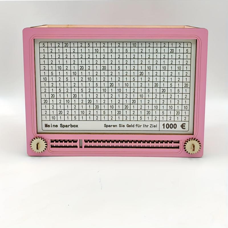 Pink Piggy Bank Halloween Christmas Gift Erasable Rewritable Piggy Bank