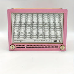 Pink Piggy Bank Halloween Christmas Gift Erasable Rewritable Piggy Bank