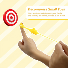 Slingshot Shooting Chicken Toy Flying Chicken Elastic Toy