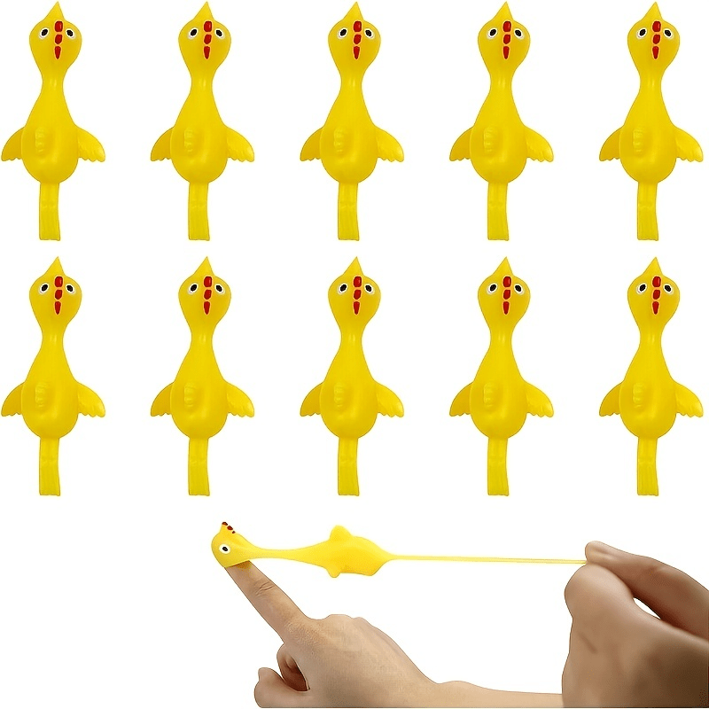 Slingshot Shooting Chicken Toy Flying Chicken Elastic Toy