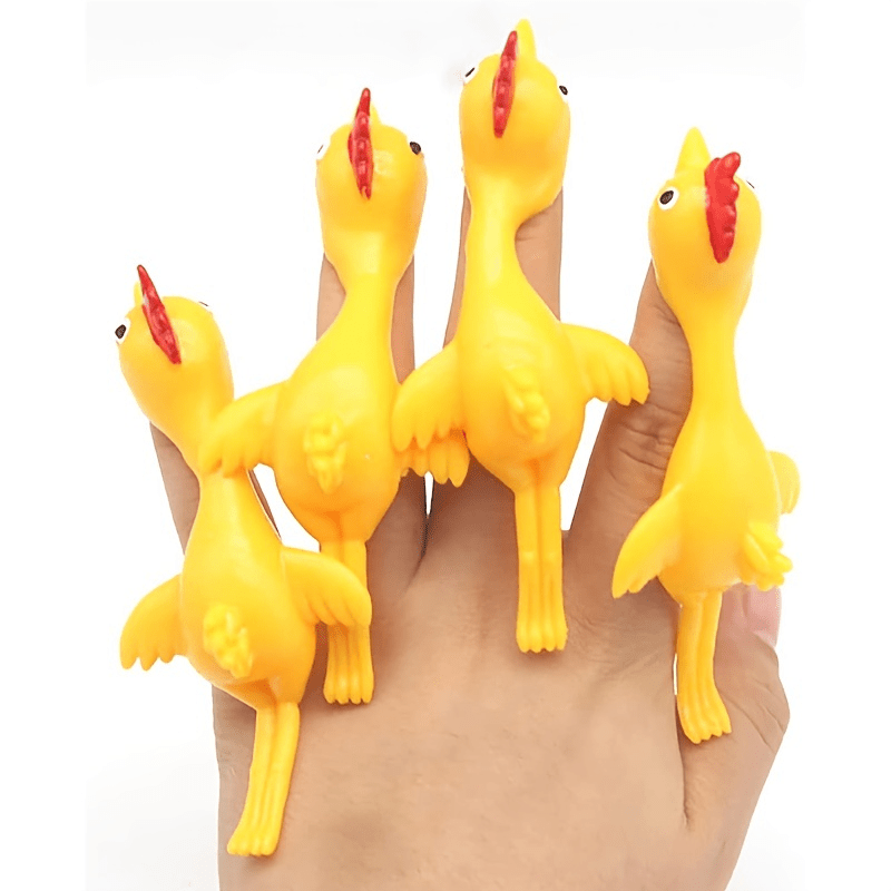 Slingshot Shooting Chicken Toy Flying Chicken Elastic Toy